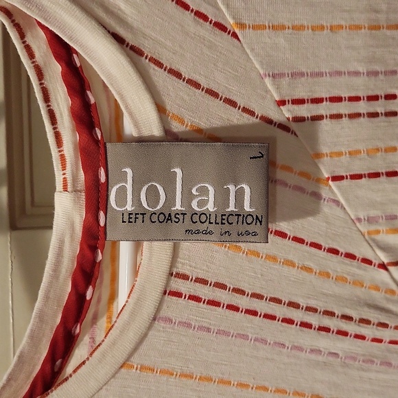 Anthropologie Dolan Left Coast Collection Striped Tee Women’s size L - Picture 2 of 3